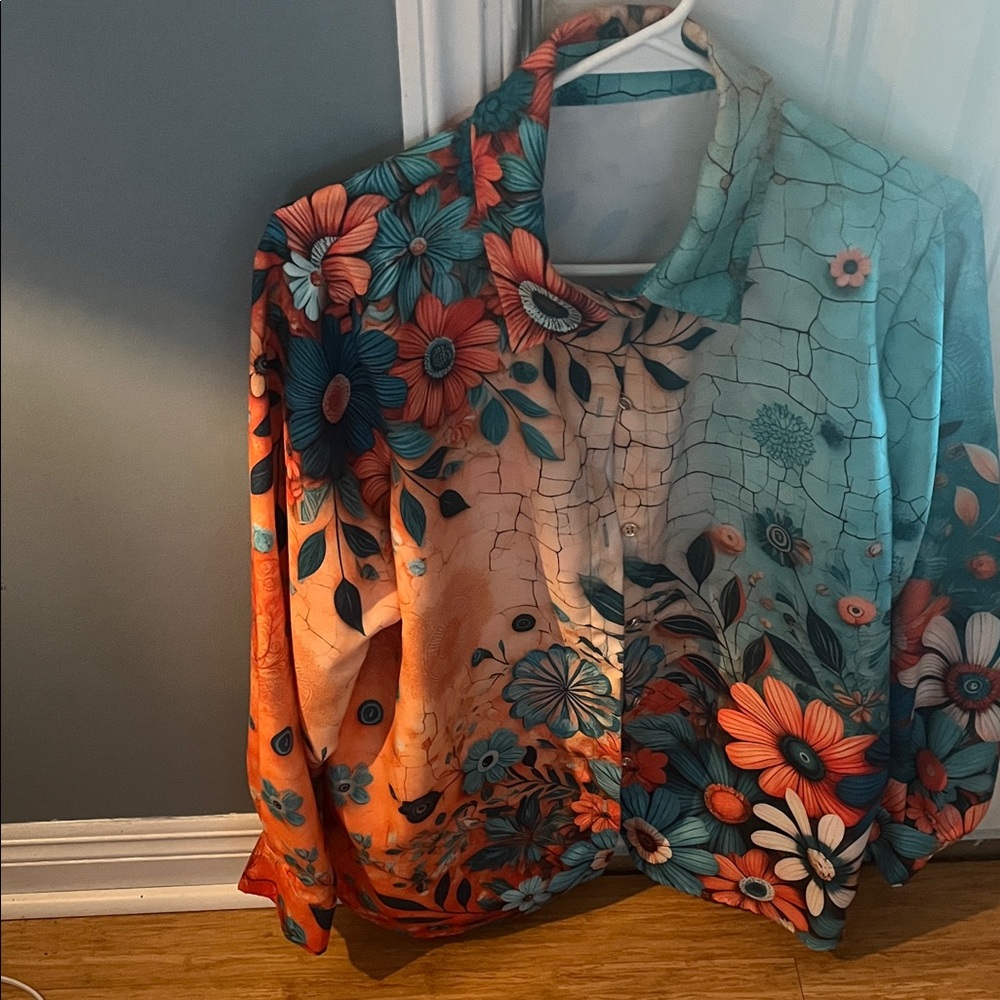 Floral Multicolor Women's Top
